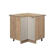 Mobile ad angolo cucina Fame-Line GrigioBeige/Rovere dorato 80.5 cm, PL Rovere Vicco