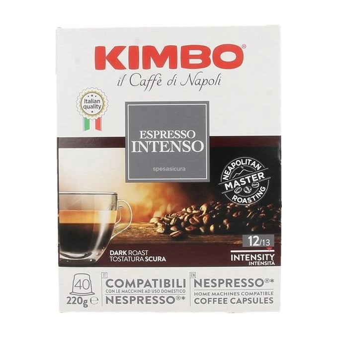 Kimbo Espresso Intenso Capsule caffè Tostatura scura 40 pz