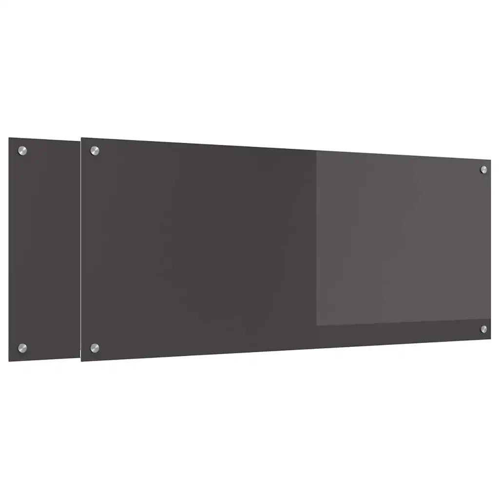 Schienale da cucina 2 pcs Grigio scuro 120 x 50 cm 3415510