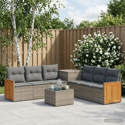 Set di divani 8 pz Grigio e Grigio Scuro 3448638