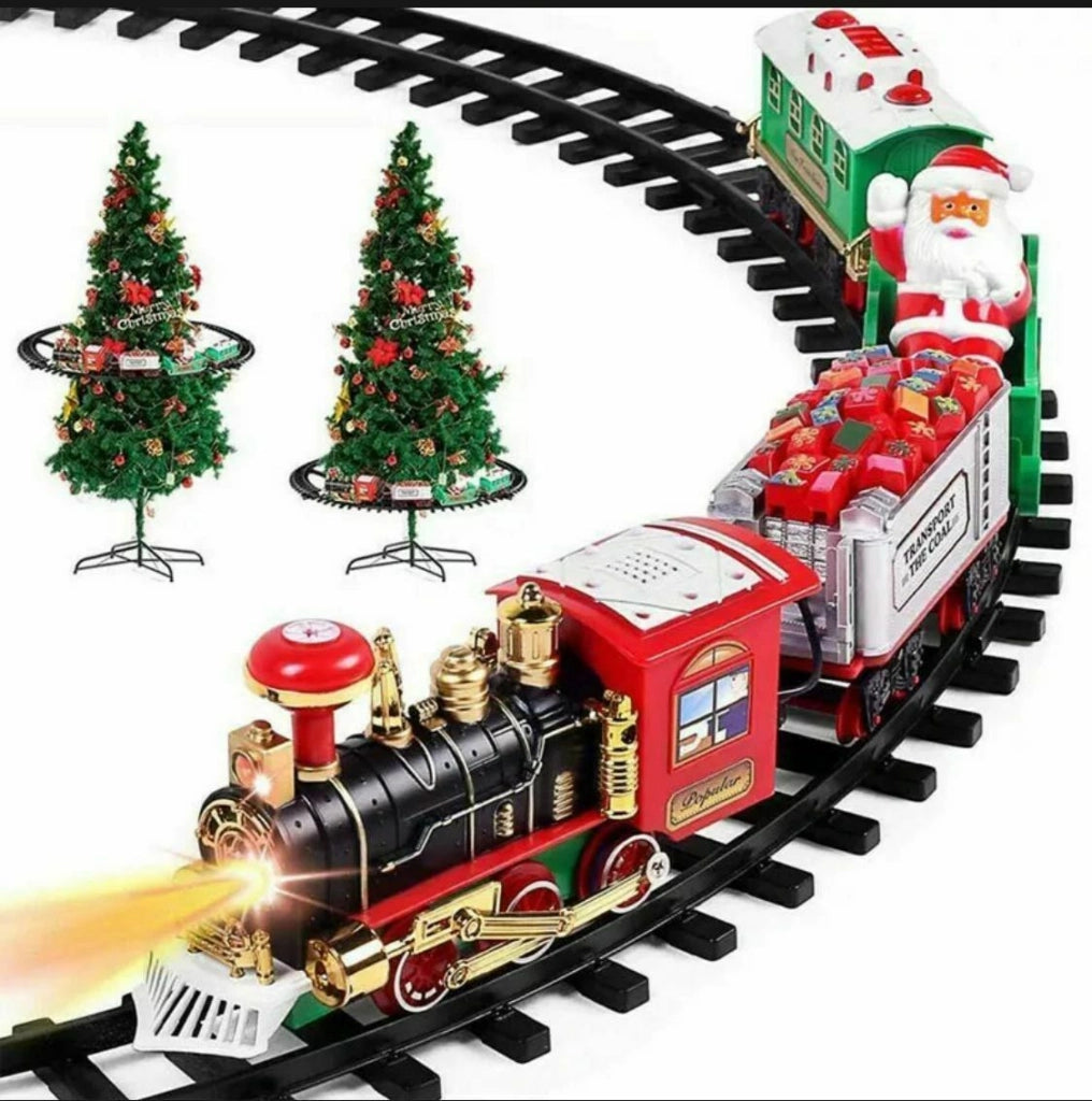 TRENINO PER ALBERO DI NATALE CON LUCI E SUONI DIAMETRO 89CM