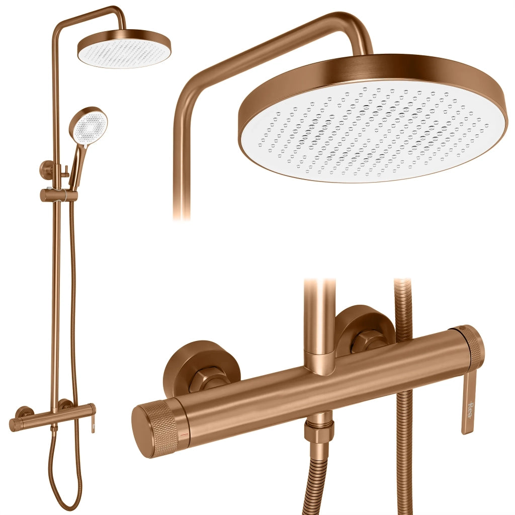 Set Doccia Rea Grace Brush Copper