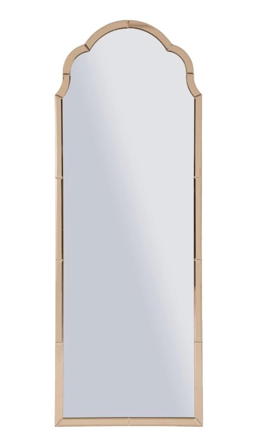 Specchio da Muro Tangeri Rosa 55x2x150 cm in MDF e Vetro e Specchio Rosa