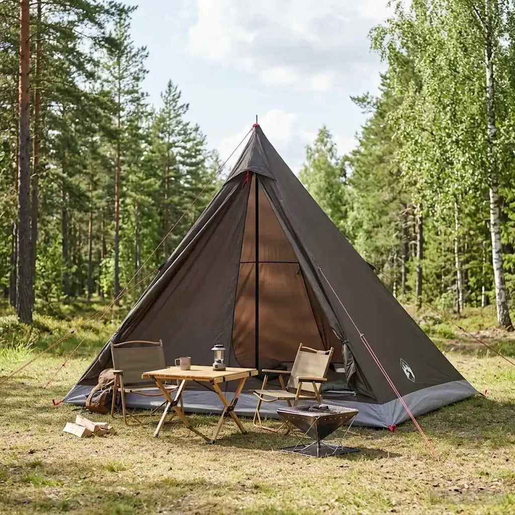 Tenda da backpacking Marrone e Grigio 2 persone