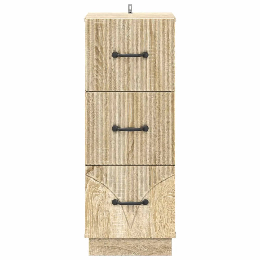 Mobile con Cassetti Rovere Sonoma 33 x 34,5 x 87 cm 895307