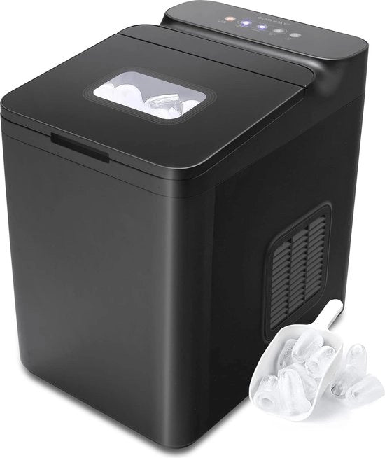 Macchina per Blocchi di Gelato per Uso Domestico e Commerciale - 12-15 kg di Gelato al Giorno | 1,5 L Tanca d'Acqua | Produzione di Gelato Rapida in 6 Minuti