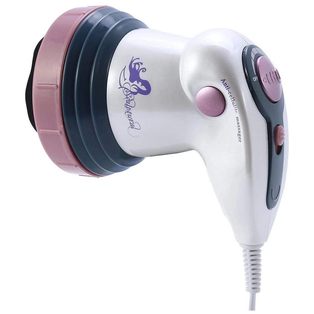 Trade Shop - Massaggiatore Anticellulite Viso Corpo Massaggio Body Sense Anti Cellulite Rosso -