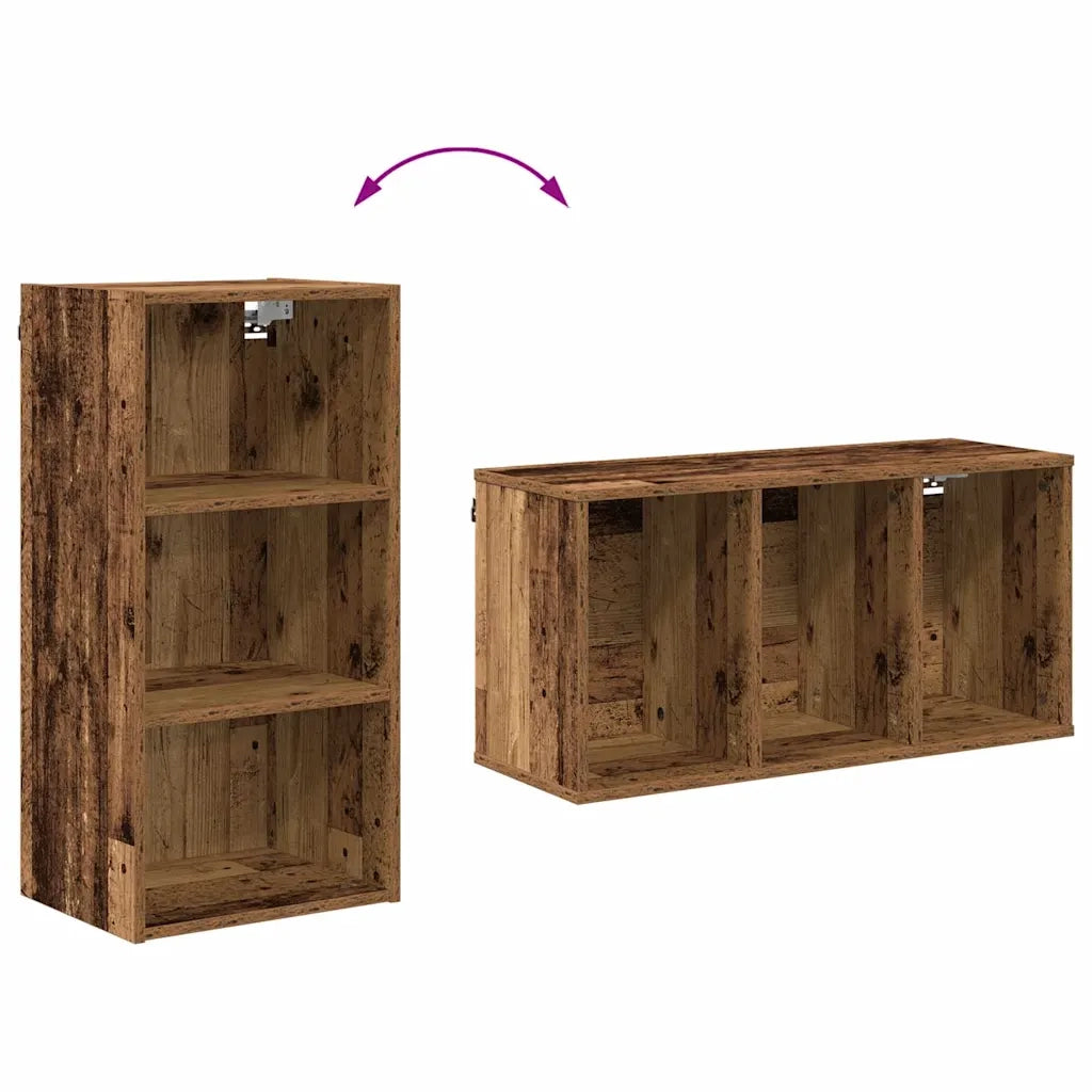 Armadio pensile Legno vecchio 40 x 29,5 x 80 cm