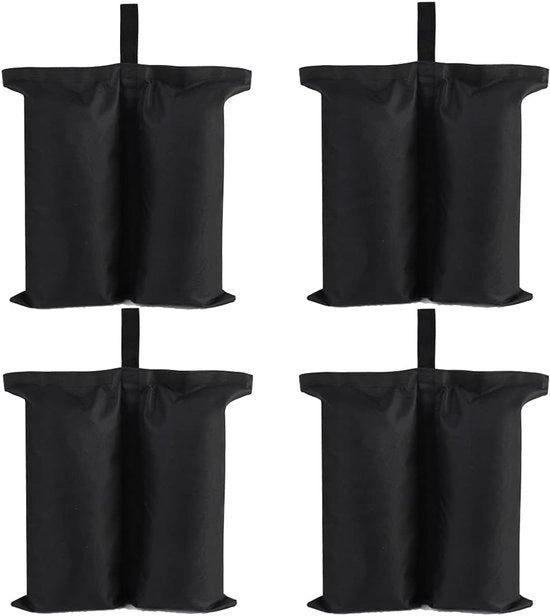 Sostegno di peso per tenda pop-up - pesi di stabilizzazione - 4 pezzi - nero