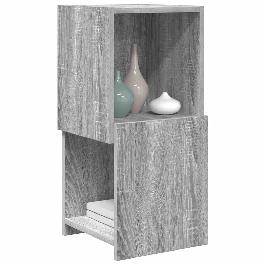 Mobile angolare Grigio Sonoma 30,5x30x65cm Legno multistrato 889842
