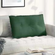 Cuscino per Schiena Verde Giungla 80 x 50 cm Tessuto in Cords 42014741