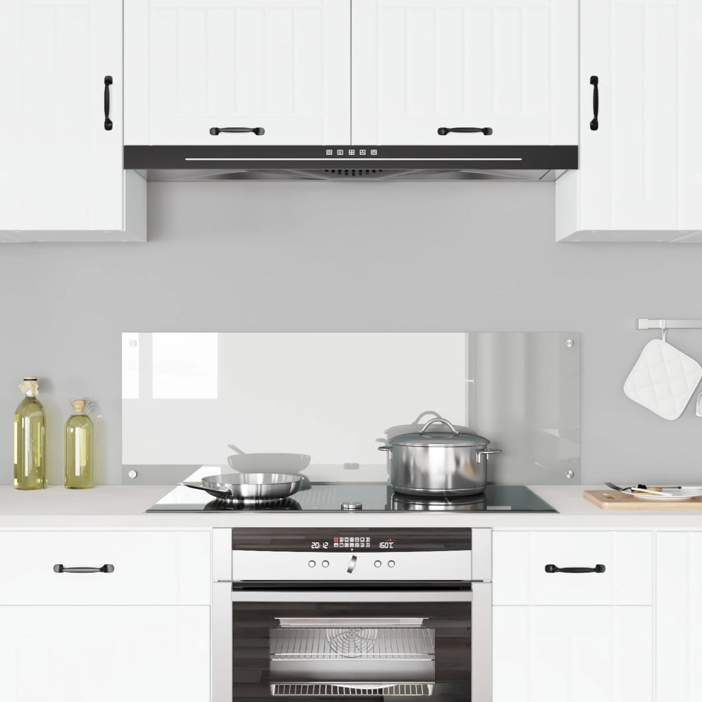 Schienale Cucina  Trasparente 120x40x0,6 cm in Vetro Temperato