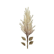 PAMPAS DECORATIVA CREMA H94CM CON FOGLIE