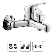 Trade Shop - Rubinetto Miscelatore Esterno Bari  52928 Monocomando Monoforo Rubinetteria -