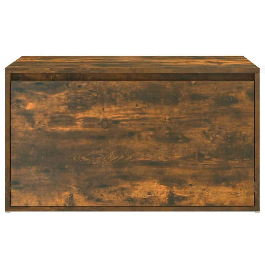 Panca da ingresso 80 x 40 x 45 cm rovere affumicato legno ingegnerizzato 02_0010772