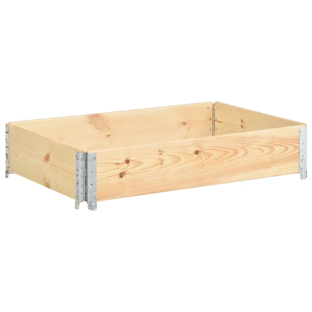 Fioriera Rialzata 50x100 cm in Legno Massello di Pino 3055164