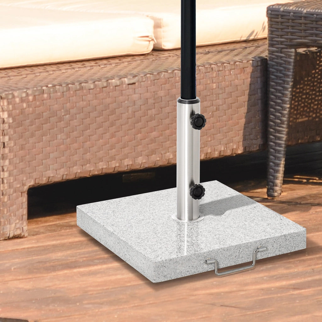 Base per Ombrellone Ø35 a Ø48 in Marmo 29kg 42x42x36 cm