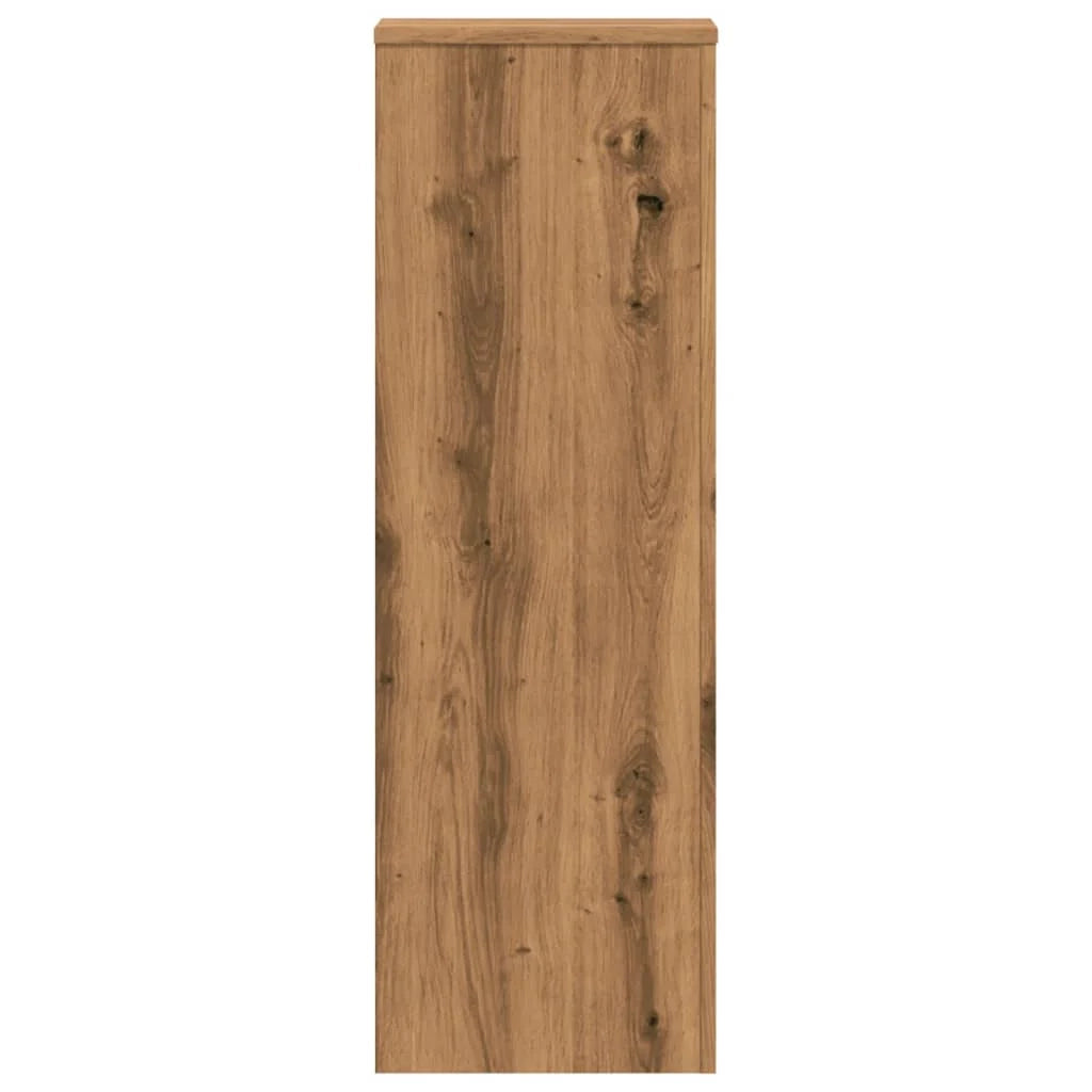 Portavasi mobiletto per fiori 33 x 33 x 100 cm legno ingegnerizzato marrone 02_0045137
