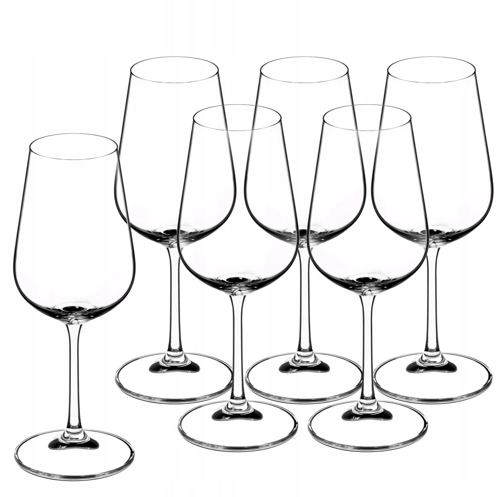 Set di 6 bicchieri da vino bianco KADAX da 360 ml, eleganti
