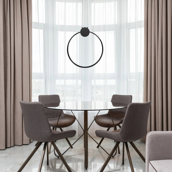 Lampada Da Soffitto Led App1395-cp Black 40cm