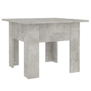 Tavolino da salotto | Tavolino da caff¨¨ | Tavolino da Soggiorno Grigio Cemento 55x55x42 cm in Truciolato
