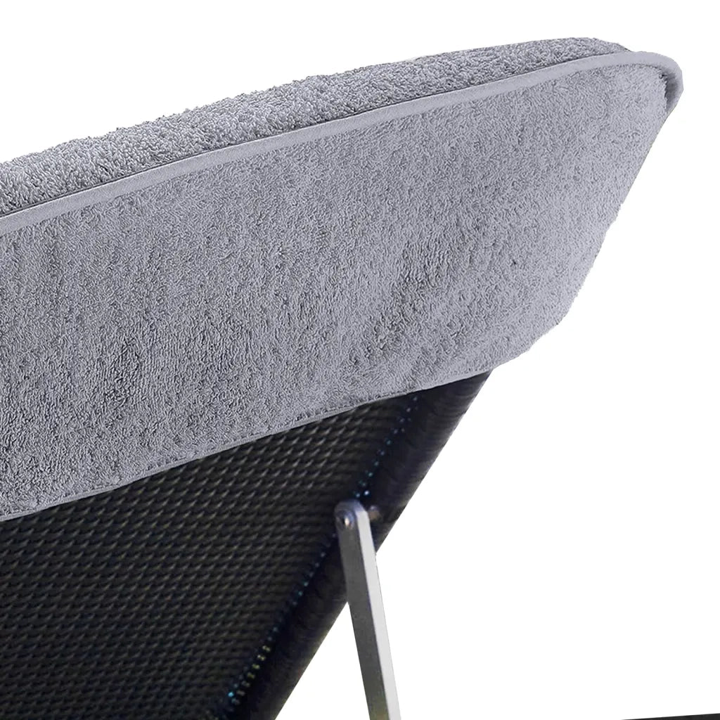 Asciugamani da Spiaggia 2 pz Grigi 60x135 cm Tessuto 400 GSM CFW1953738
