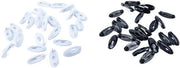 Set di 48 Spille di Sicurezza in Plastica Holle in Bianco e Nero