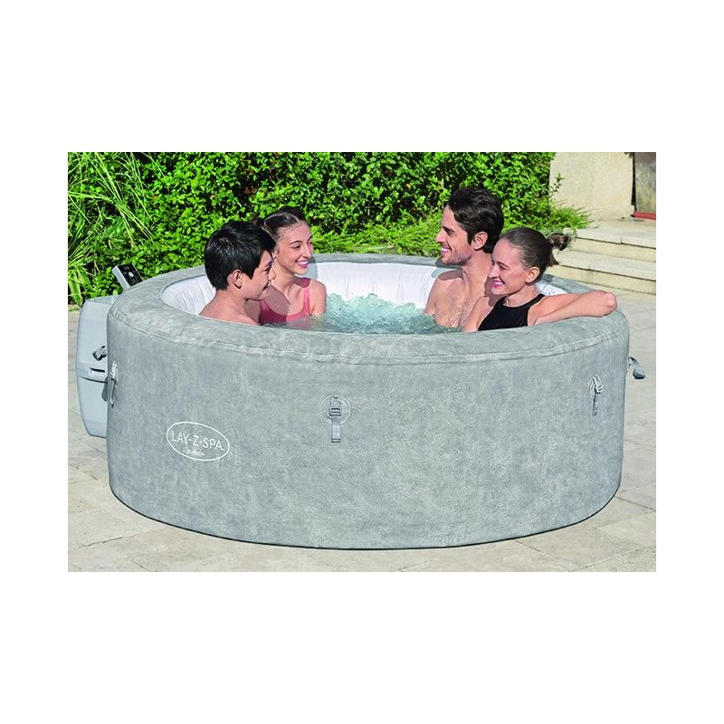 Spa gonfiabile Bestway Lay-Z-Spa Zurich AirJet 60065 Ø180x66 cm 2-4 posti con copertura EnergySense e riscaldamento 40°C