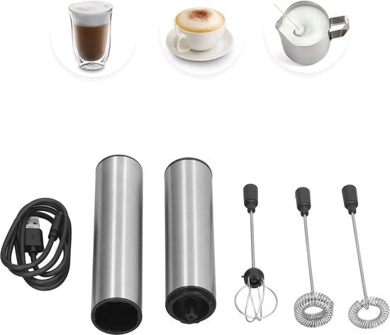 Mangiapasta manuale a batteria - miscelatore a spazzola elettrico con ingresso USB