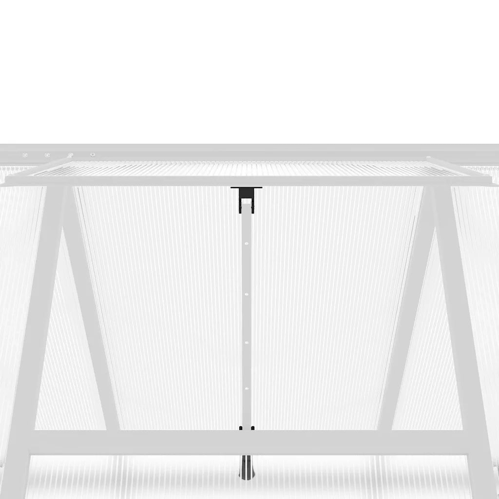 Telaio Serra con Base Argento 169x169x195 cm in Alluminio 4005828