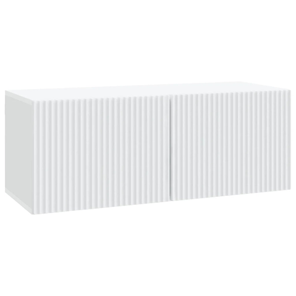 Mobile Porta TV da Muro Bianco 78,5 x 31 x 30 cm 898545
