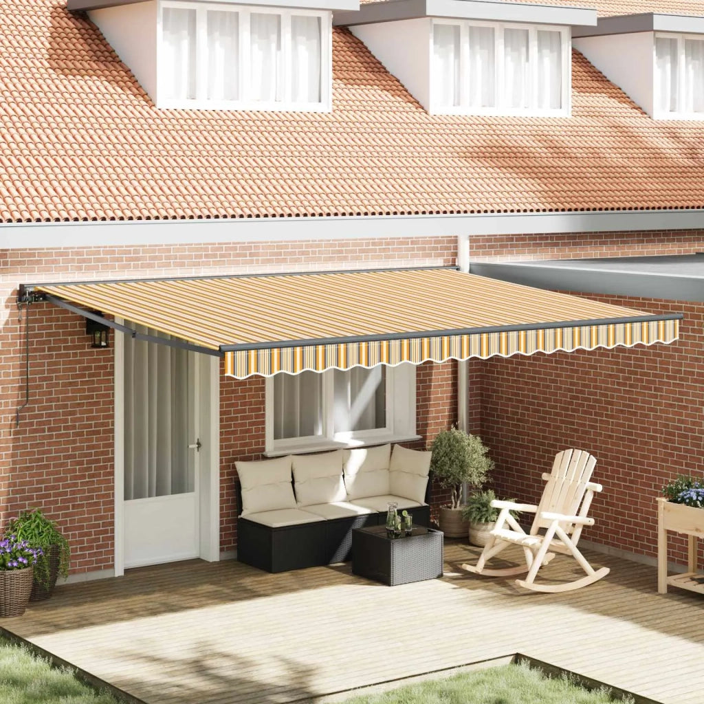 Struttura della tenda Giallo e Grigio 450 × 300 cm 3330954