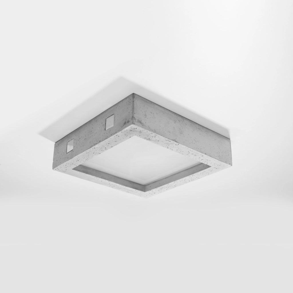 Plafoniera LED INDIRA Pure Lume cemento 33cm 18W calda