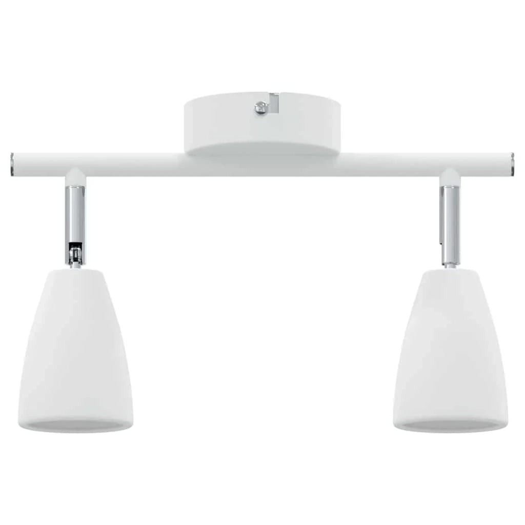 Faretto da soffitto moderno orientabile 25,5 x 8 x 16 cm illuminazione mirata stile contemporaneo metallo bianco 02_0058319