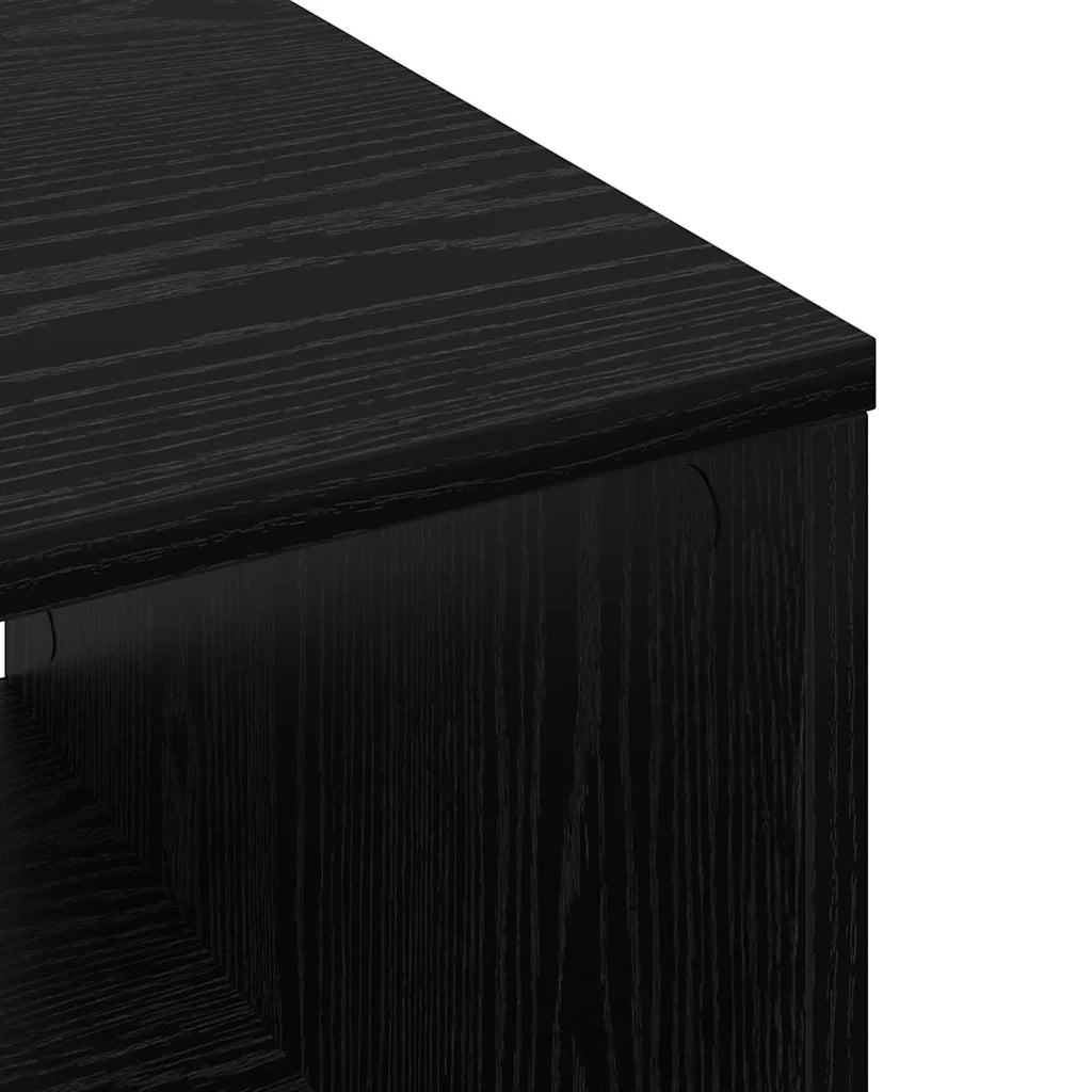 Tavolino da salotto Rovere nero 60 x 50 x 40 cm 879608