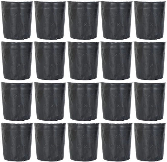 Pacchetto di 300 contenitori per piante in plastica - riutilizzabili - leggeri - lavabili - 9x9 cm - contenitore per semi