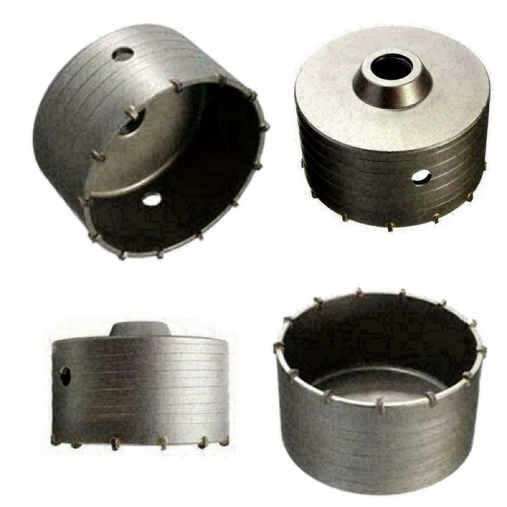 Trade Shop - Fresa A Tazza 110 Mm Carotatrice Con Asta Sds Plus 60 Cm Calcestruzzo Cemento -