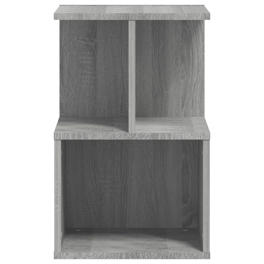 Comodini 2 pz Grigio Sonoma 35x35x55 cm in Legno Multistrato 815186
