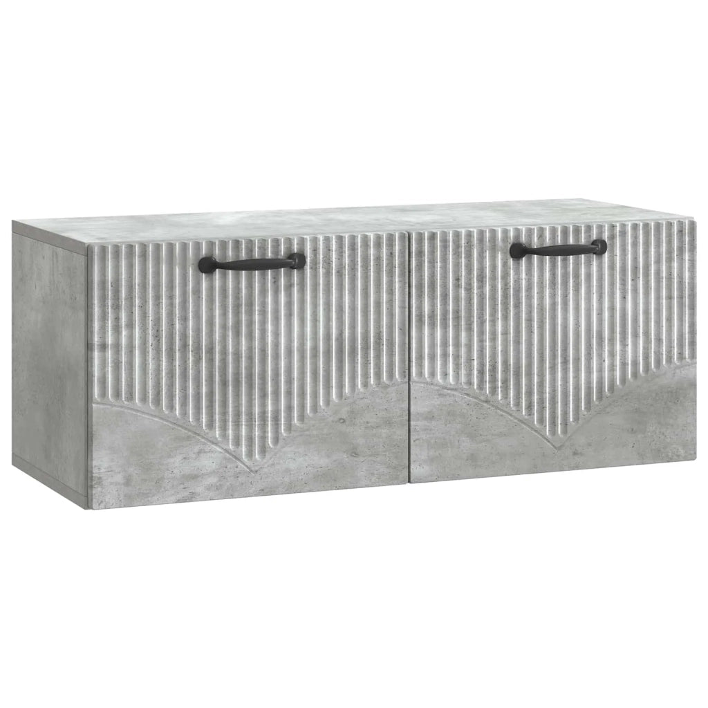 Mobile Porta TV da Muro Grigio Cemento 78,5 x 31 x 30 cm 899058
