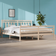 Giroletto-Struttura Letto in Legno Massello 200x200 cm 731026