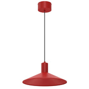 Lampada sospesa Nox 1xGU10 rossa metallo Ø36 cm Luminex