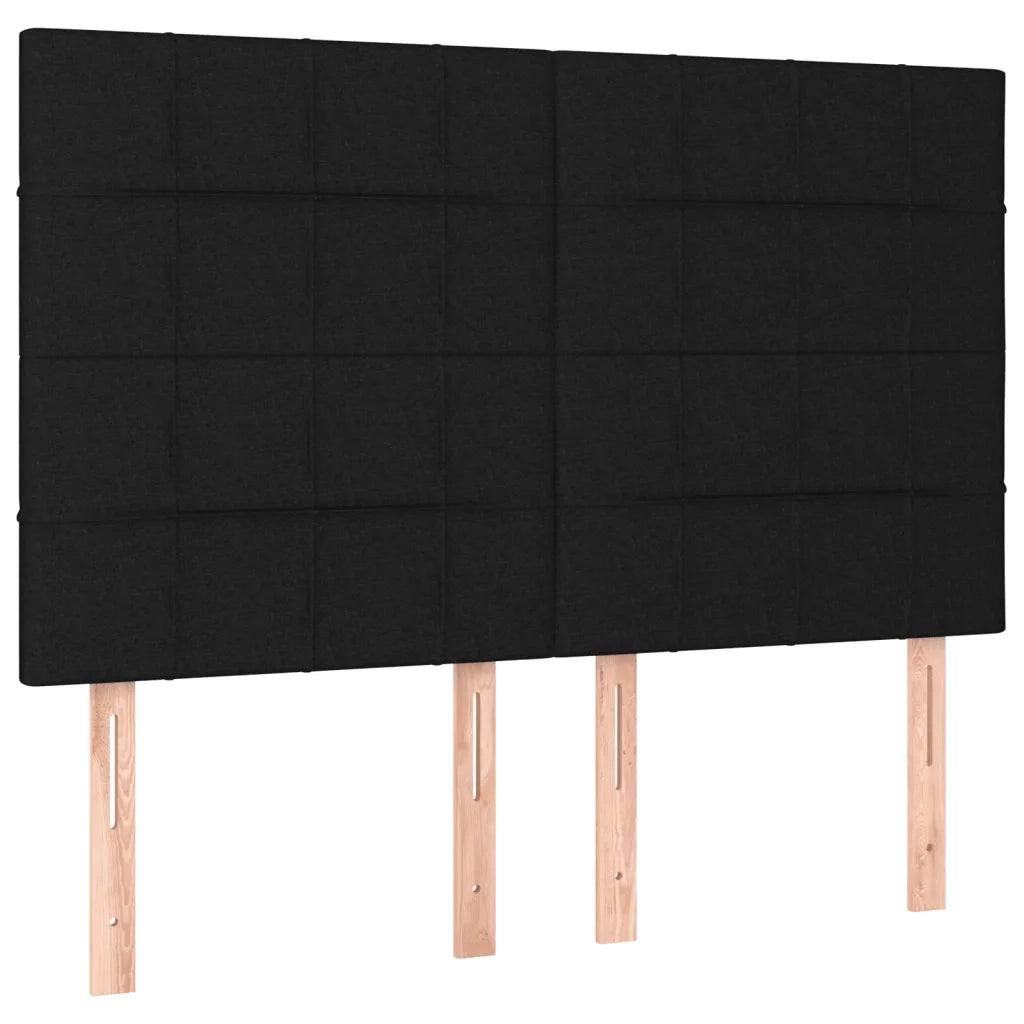 Giroletto senza Materasso Nero 140x190 cm in Tessuto 3125051
