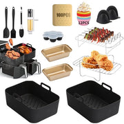 Accessori per Frittelle a Vapore 15 pezzi - Set di Accessori per Frittelle a Vapore Doppio - Adatto per Frittelle a Vapore Doppie - Modello AF400 AF451 - Set di Accessori per Frittelle a Vapore Doppio