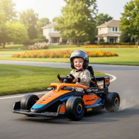 Macchina Elettrica per Bambini Licenza Ufficiale McLaren F1 10,8V 3,1Ah Arancione