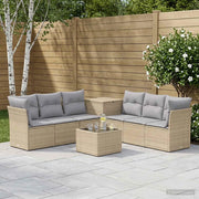 Set di divani 8 pz Beige e Grigio Chiaro 3448285