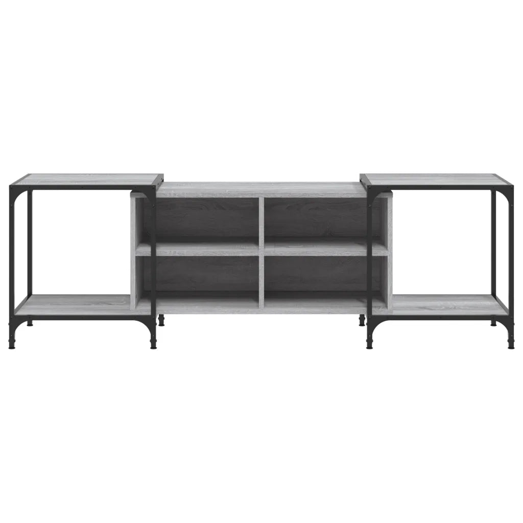 Mobile Porta TV Grigio Sonoma 153x37x50 cm in Legno Multistrato 837605