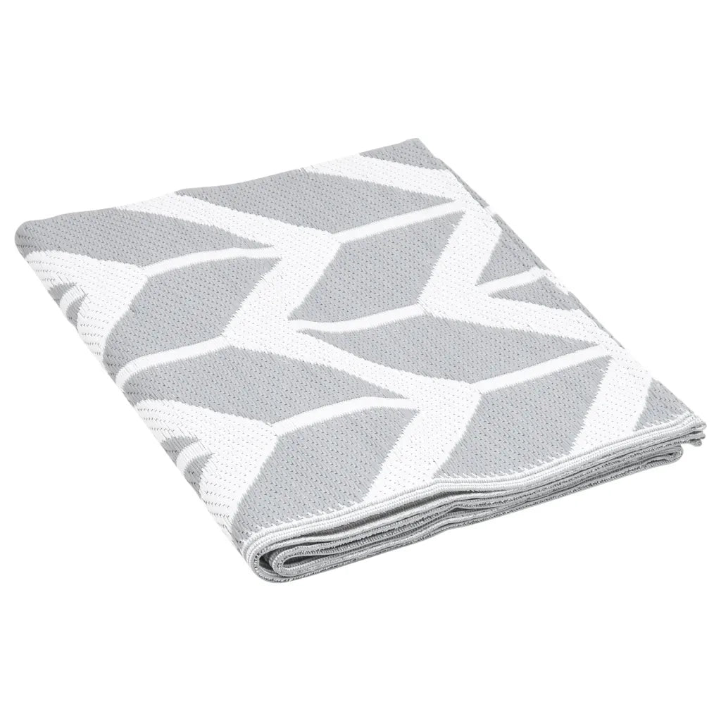 Tappeto da Esterno ARAKIL Grigio 160x230 cm in PP CFW3939051