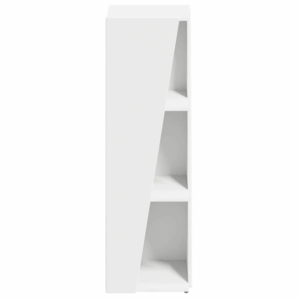 Mensola laterale 33 x 32 x 100,5 cm Legno ingegnerizzato Bianco 892417