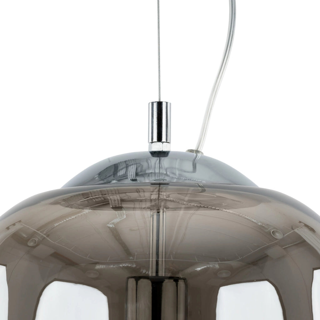 Lampada a sospensione Italux Lanila MD-1712-4 fumé Ø33
