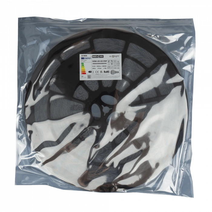 Striscia LED 9,6W/m 4000K 600lm/m 12V IP20 50m dimmerabile